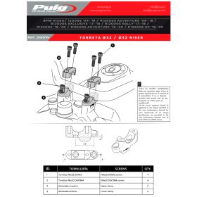 Pontets BMW R1200GS, R1250GS - Pullback Puig 21801