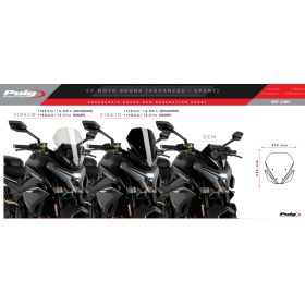 Bulle CFMOTO 800NK ADVANCED et SPORT - Puig 21867